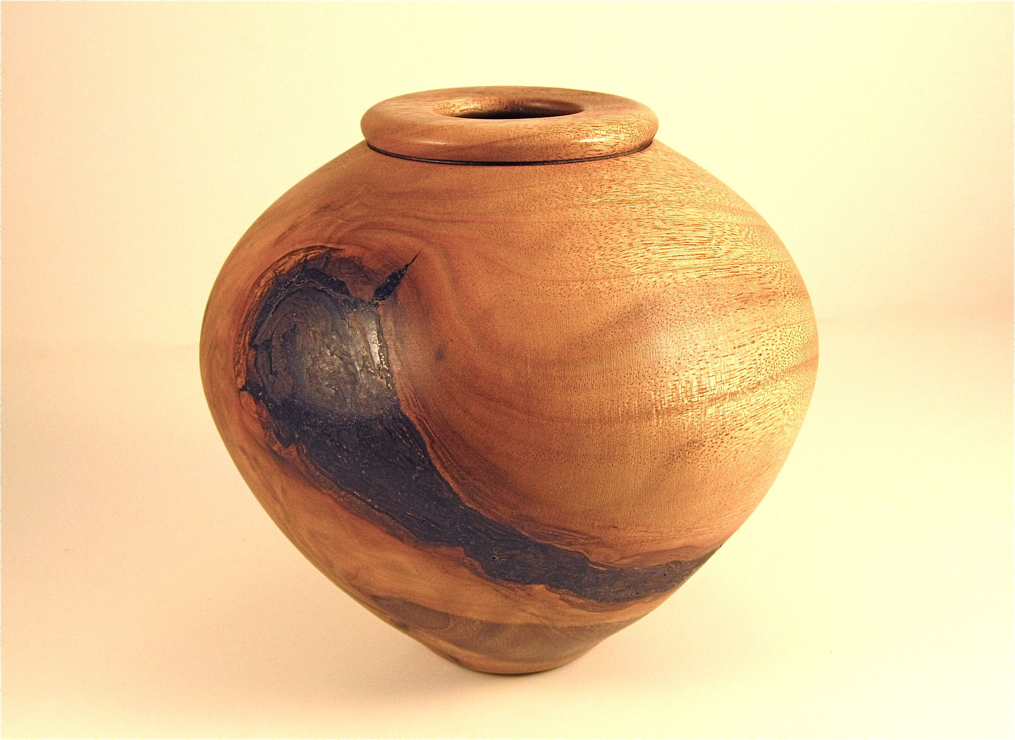 24 attractive Wood Turned Vase 2024 free download wood turned vase of cherry wood hollow form used coffee grinds to fill the large hole for cherry wood hollow form used coffee grinds to fill the large hole and have it