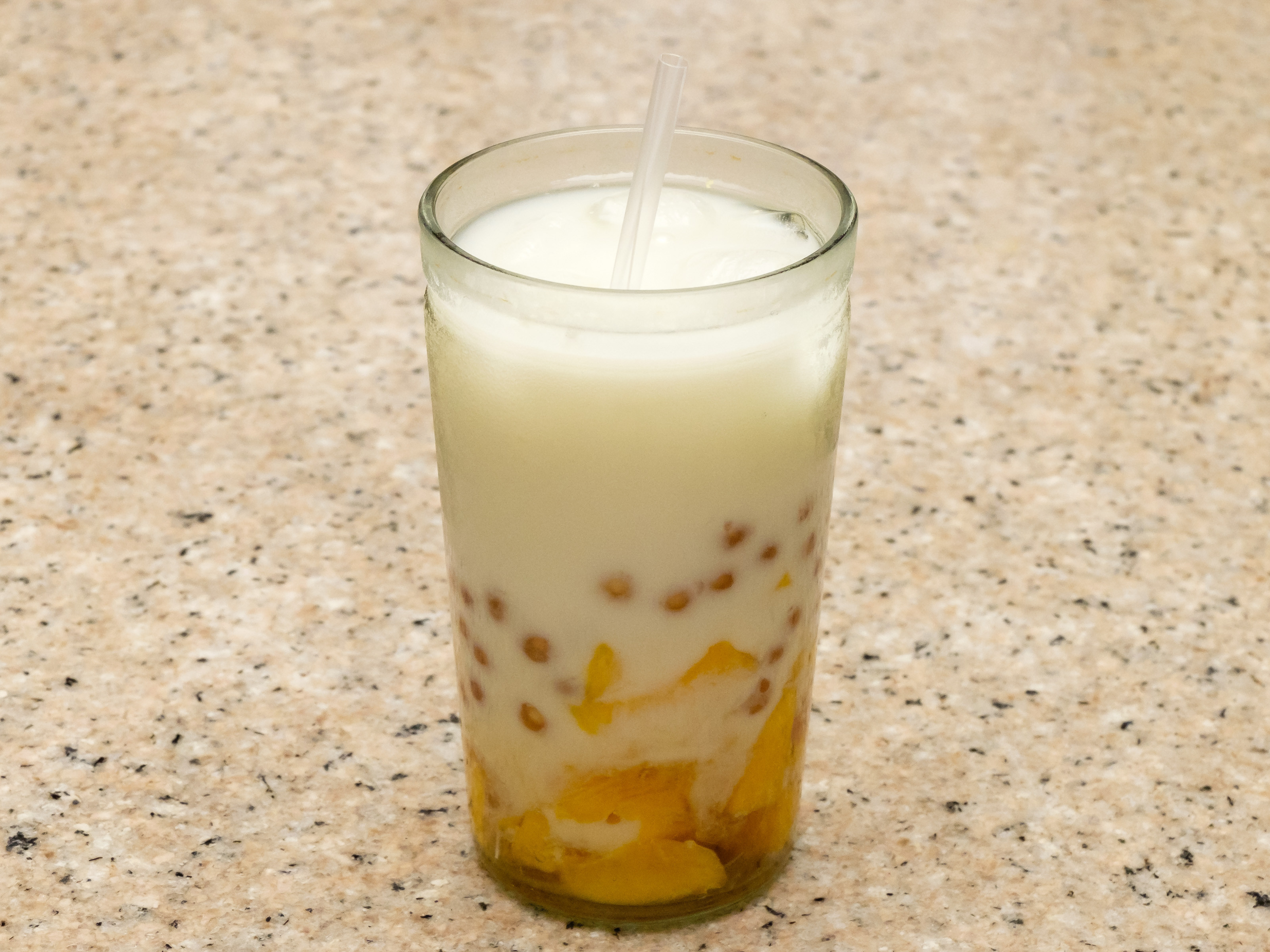 yellow milk glass vase of how to make vegan mango bubble tea 9 steps with pictures with make vegan mango bubble tea final